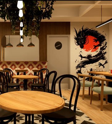 Café Seating Area